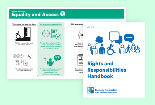 rights and reponsbility handbook front cover and inside 